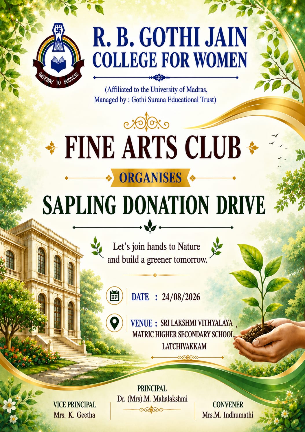 Sapling  donation drive
