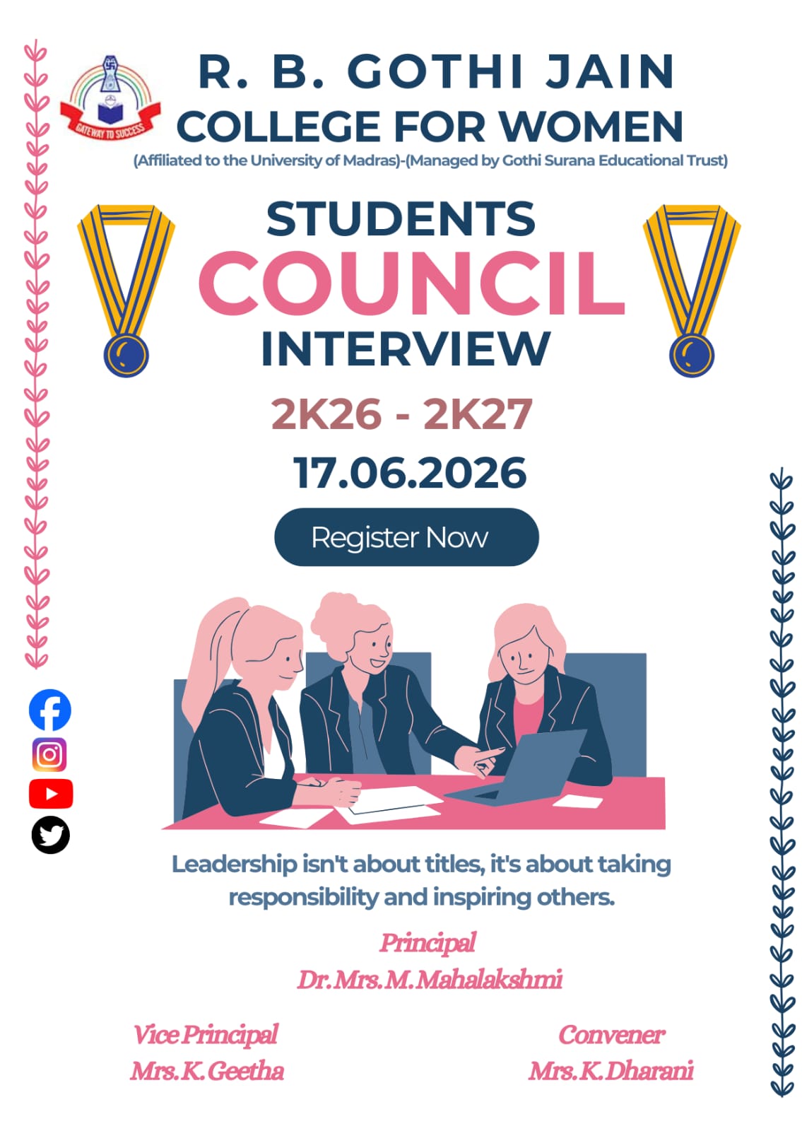 Student council interview 2026-2027