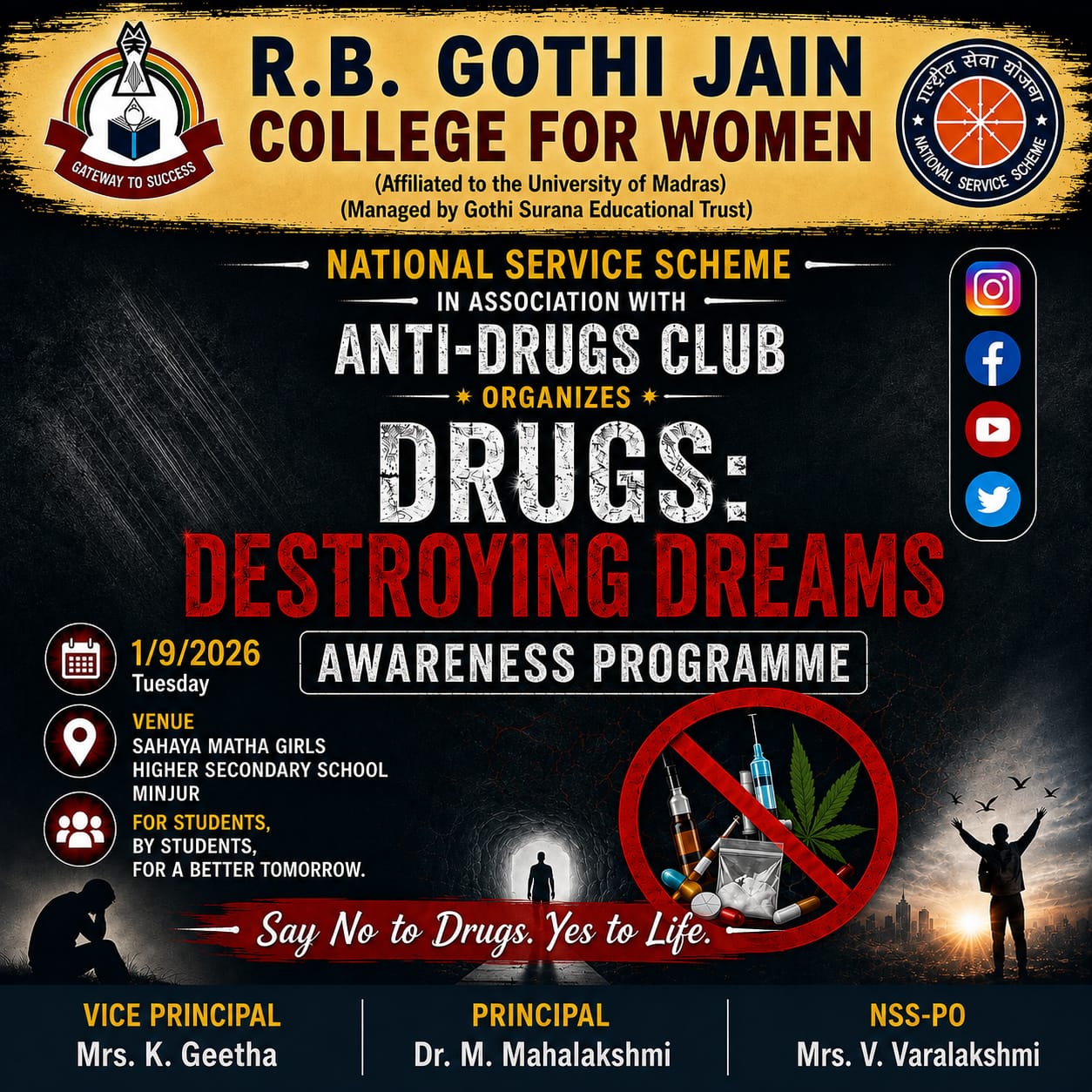 DRUGS: DESTROYING DREAMS 